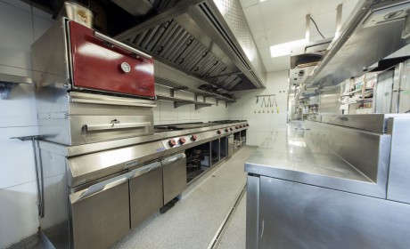 Inox em cozinha industrial